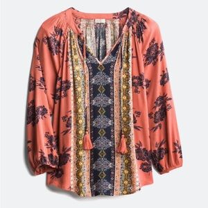 Mason & Belle Caseey Tassel Detail Top size L